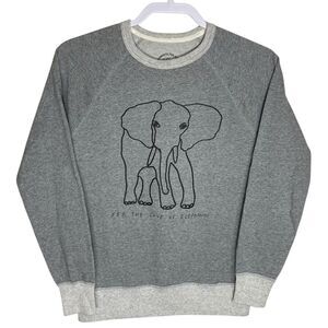 J Crew Sweatshirt XXS David Sheldrick Elephant Wildlife Trust Garments for Good